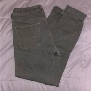 olive green jeans